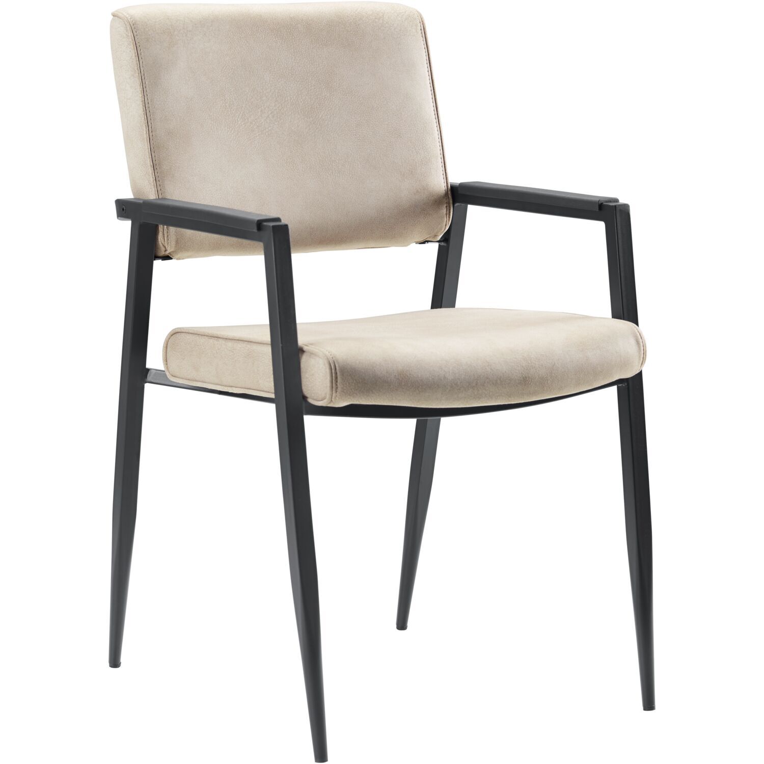 Armstoel Jisca zandbeige