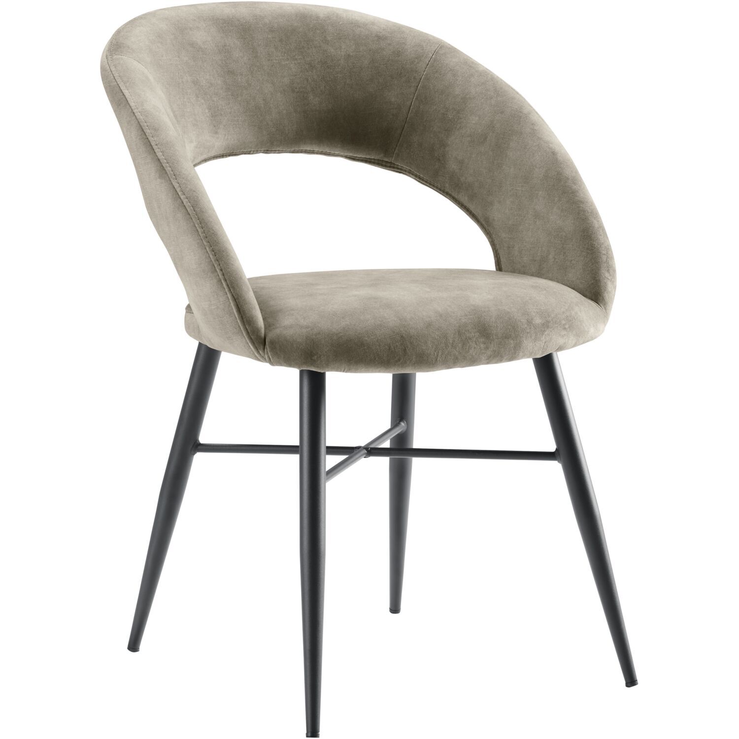 Eetkamerstoel Marasino beige velvet