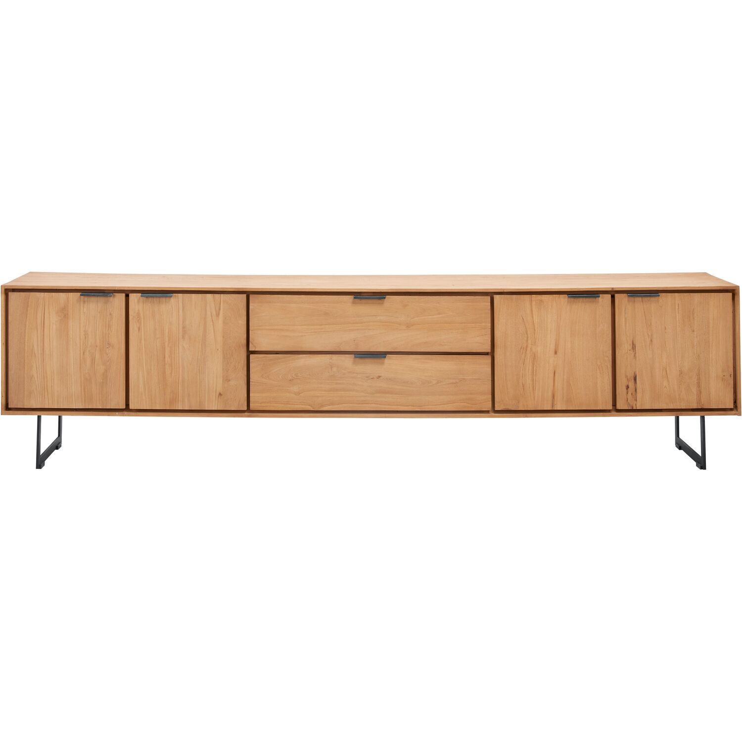 Tv-meubel Aska (234 Cm) teak naturel brushed