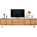 Tv-meubel Aska (234 Cm) teak naturel brushed