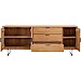 Dressoir Aska (195 Cm) teak naturel brushed