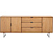 Dressoir Aska (195 Cm) teak naturel brushed