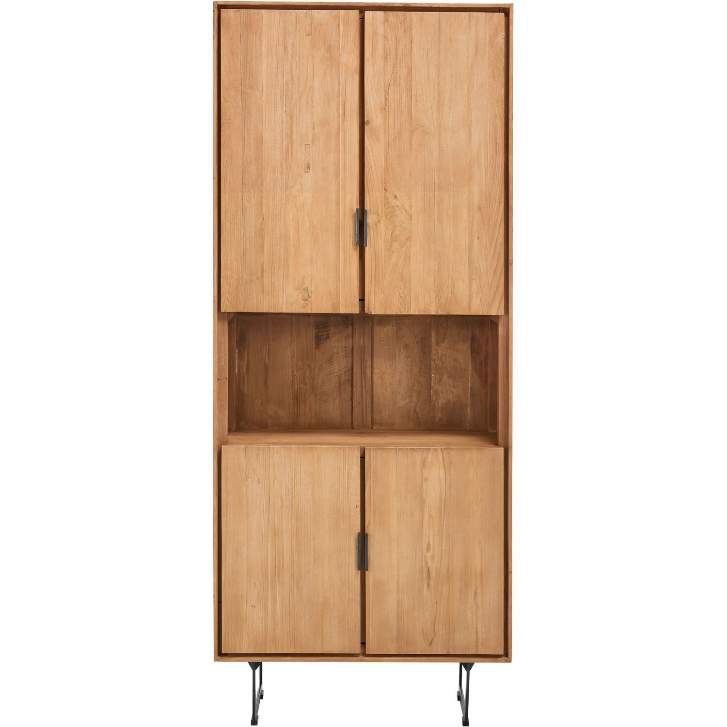 Boekenkast Aska (80 Cm) teak naturel brushed