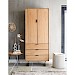 Boekenkast Aska (80 Cm) teak naturel brushed