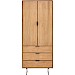 Boekenkast Aska (80 Cm) teak naturel brushed