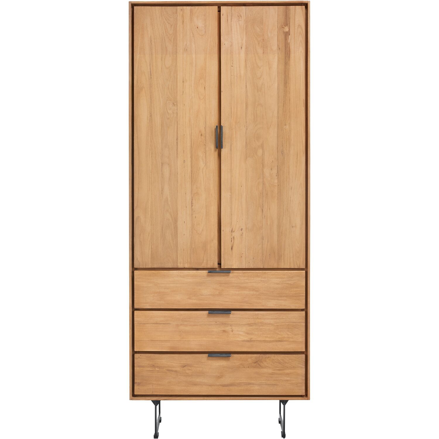 Boekenkast Aska (80 Cm) teak naturel brushed