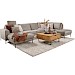 Salontafel Aska (80 Cm) teak naturel brushed
