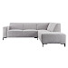 Hoekbank rechts Alpa HR zitting grijs