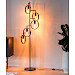 Vloerlamp Girare zwart metaal 5-lichts