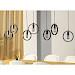 Hanglamp Girare zwart metaal 7-lichts