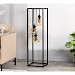 Vloerlamp frame amber glas 3-lichts - Lungo