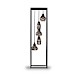 Vloerlamp frame smoke glas 5-lichts - Lungo