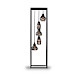 Vloerlamp frame smoke glas 5-lichts - Lungo
