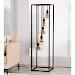 Vloerlamp frame amber glas 5-lichts - Lungo