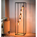 Vloerlamp frame amber glas 5-lichts - Lungo