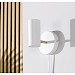 Wandlamp Mirare wit metaal 1-spots