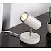 Tafellamp Mirare wit metaal 1-spots