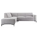 Hoekbank links Alpa grijs