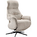 Relaxfauteuil Artizo verstelbare rug en voetensteun M beige