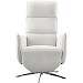 Relaxfauteuil Moio verstelbare rug en voetensteun M lichtgrijs