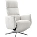 Relaxfauteuil Moio verstelbare rug en voetensteun M lichtgrijs