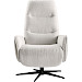 Relaxfauteuil Pianezzo elektrisch verstelbare rug voetensteun M beige grijs