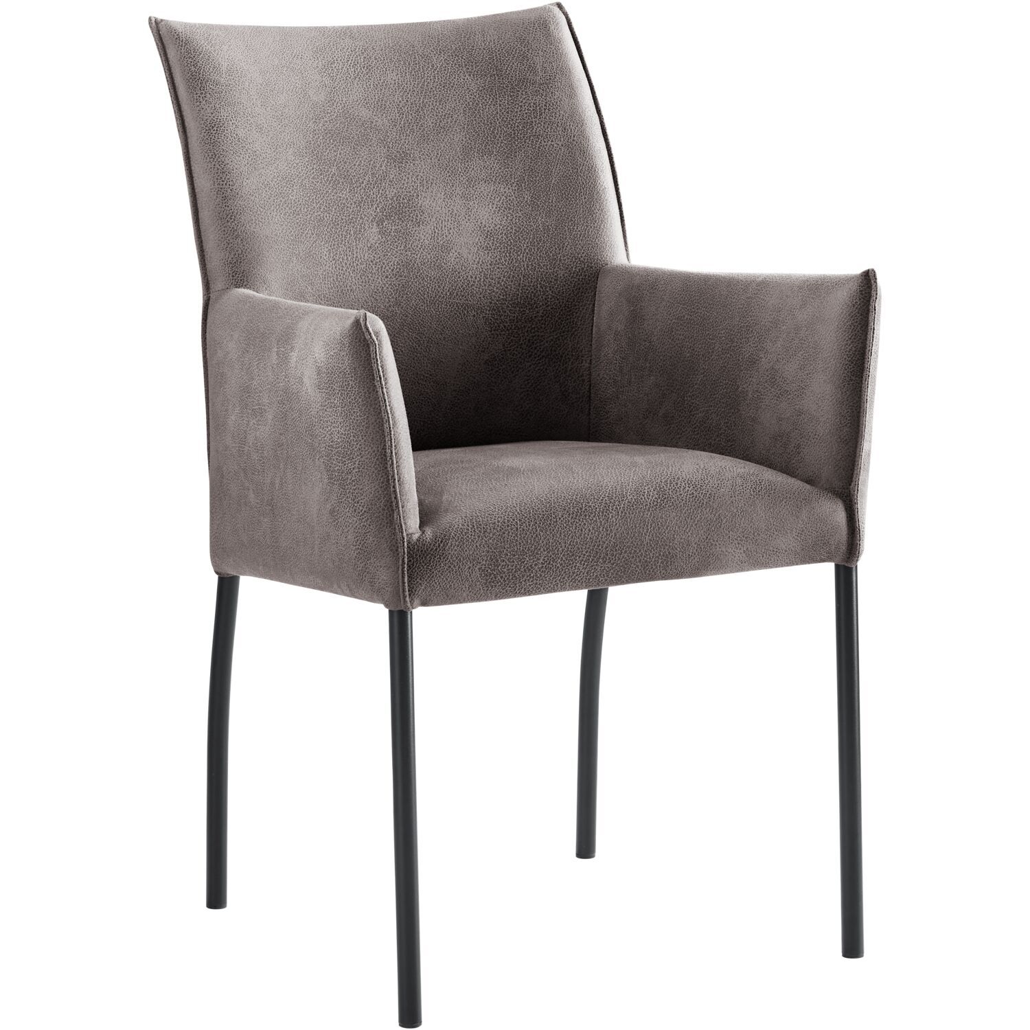 Armstoel Vitale donkergrijs