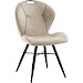 Eetkamerstoel Loana microvezel zandbeige