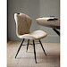 Eetkamerstoel Loana microvezel zandbeige
