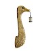 Wandlamp Mozzi struisvogel antiek brons