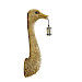 Wandlamp Mozzi struisvogel antiek brons