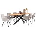 Eettafel Aska 260x110 cm Deens ovaal teak naturel brushed