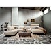 Hoekbank Davanti HR-zitting beige links