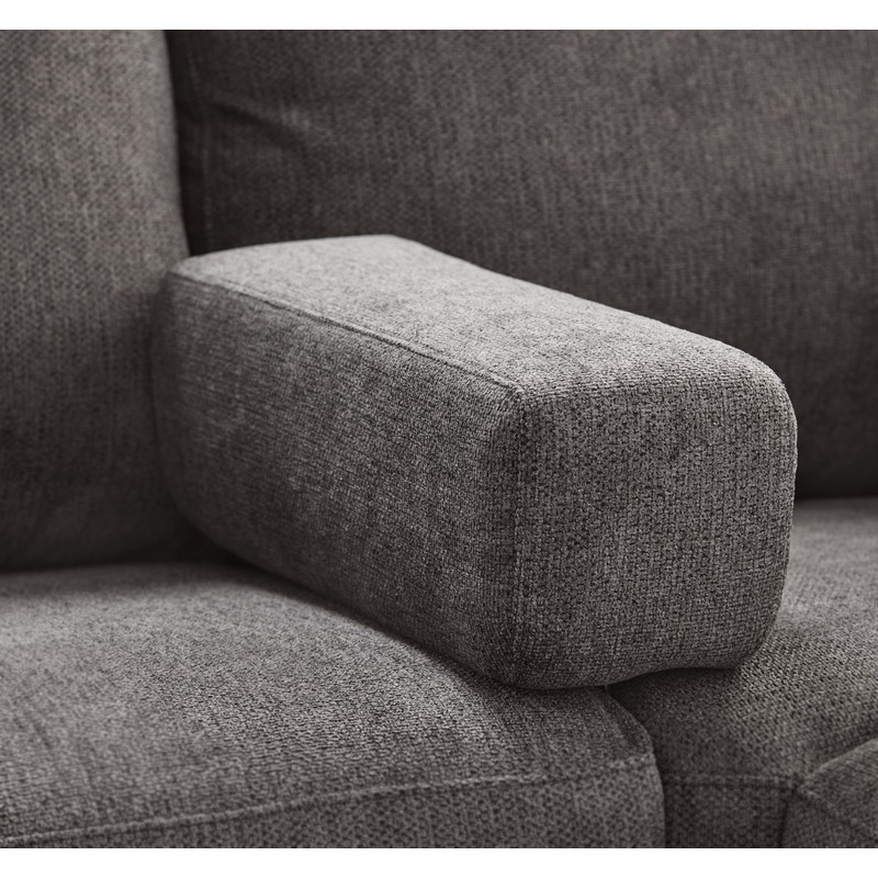 Armkussen Davanti 50 cm donkergrijs