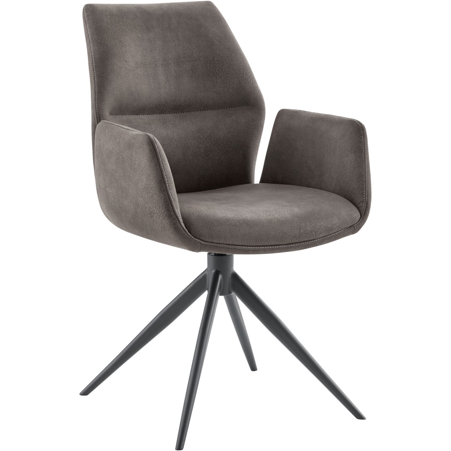 Armstoel Faido antraciet