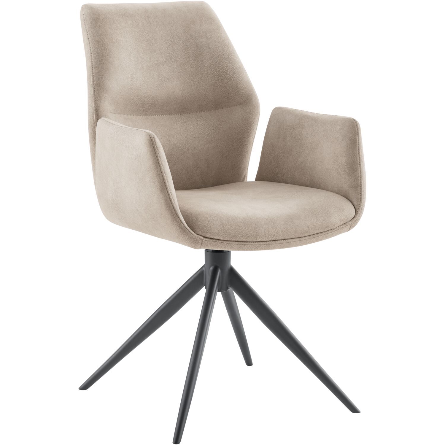 Armstoel Faido lichtbeige