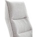 Relaxfauteuil Livo handmatig verstelbaar lichtgrijs