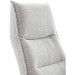 Relaxfauteuil Livo handmatig verstelbaar lichtgrijs