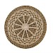 Wanddecoratie Adornos rond 38 bruin