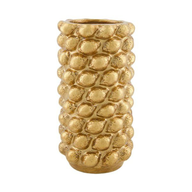Gouden citroen vaas Finio M