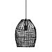 Hanglamp Orcia rond 30 cm rotan zwart