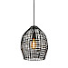 Hanglamp Orcia rond 30 cm rotan zwart