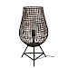 Tafellamp Scarperio rond 33 cm rotan bruin
