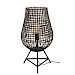 Tafellamp Scarperio rond 33 cm rotan bruin