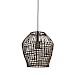 Hanglamp Scarperio rond 28 cm rotan bruin