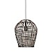 Hanglamp Scarperio rond 31 cm rotan bruin