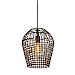 Hanglamp Scarperio rond 31 cm rotan bruin