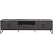 TV-meubel Piastra 188 cm zwart
