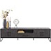 TV-meubel Piastra 188 cm zwart
