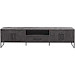 TV-meubel Piastra 188 cm zwart